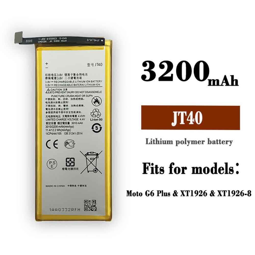 Batería para MOTOROLA J-G7/motorola-J-G7-motorola-JT40